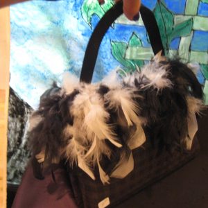 Feathered Handbag