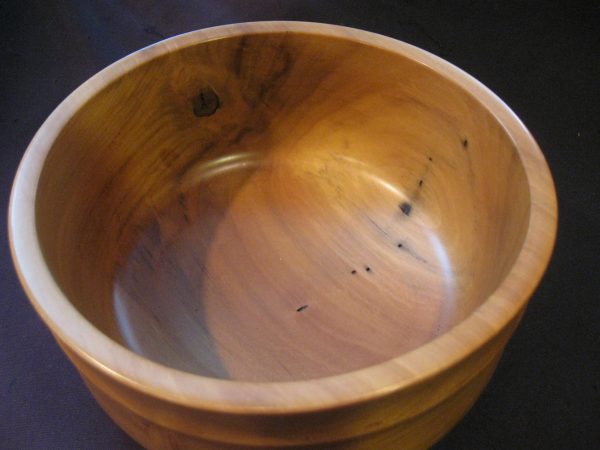 Rainbow Poplar Turned Bowl - Image 2