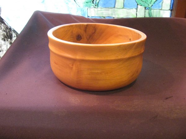 Rainbow Poplar Turned Bowl