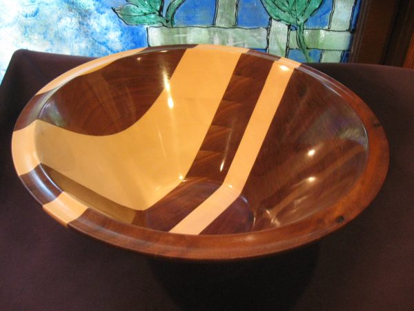 Maple Walnut Turned Bowl